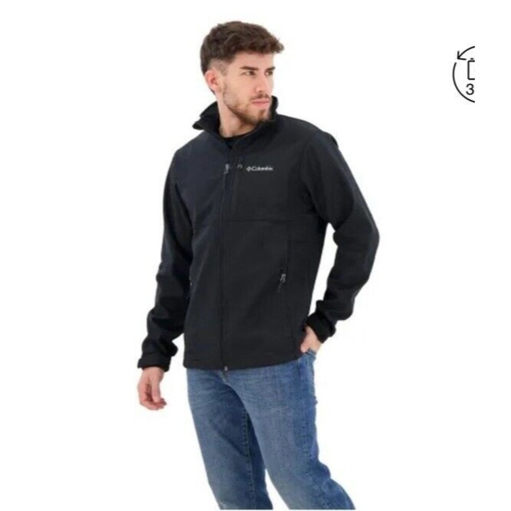 Columbia Men’s Ascender Softshell Jacket Black Size S
